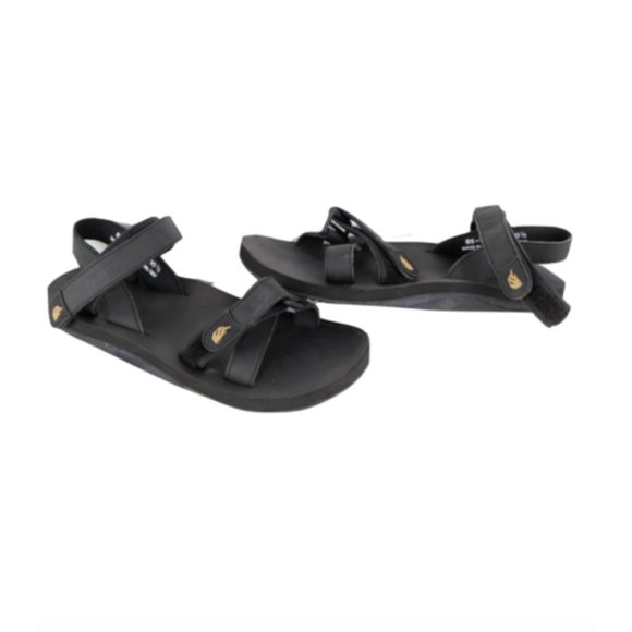Vintage 90s Nautica Mens 10 10.5 Spell Out Adjustable Strap Sport Sandals Black main image 6
